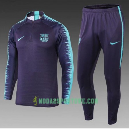 FC Barcelona Komplet Bluzy Treningowe Niebieski 2018/19